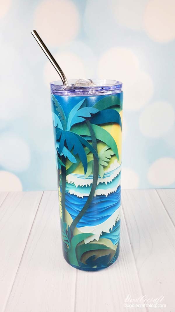 Hawaiian Starbucks Skinny Tumbler