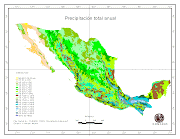 1) Mapa de precipitación (precipitacion)