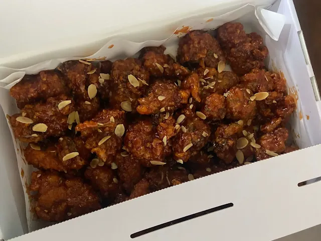 만석닭강정-보통맛-뼈