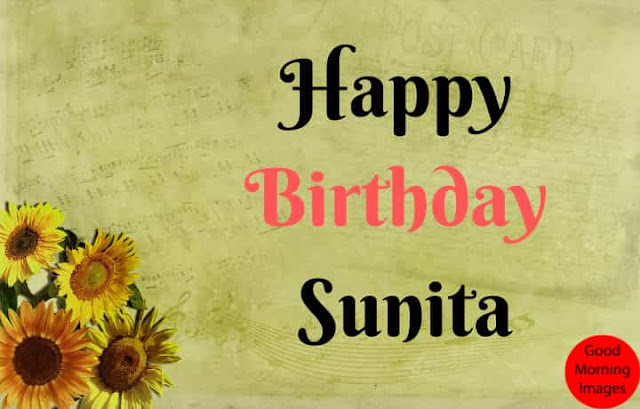 Happy Birthday images with name sunita