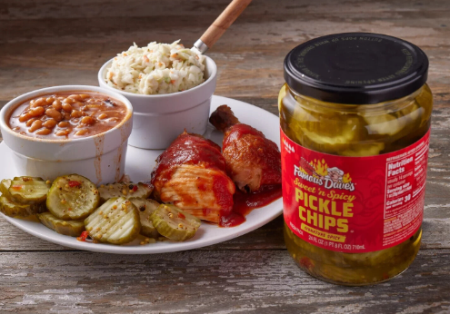 How can made famous dave's sweet and spicy pickle recipe? 