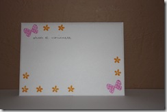 Elsbeth Birthday Card Envelope