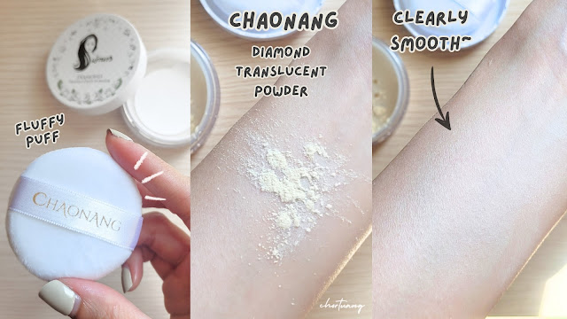 รีวิว รองพื้น แป้งโปร่งแสง เจ้านาง Chaonang Diamond Translucent Powder แป้งฝุ่น ช่อตวง chortuang review