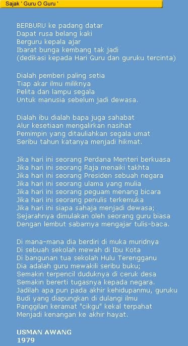 BLOG BAHASA MELAYU UPSR