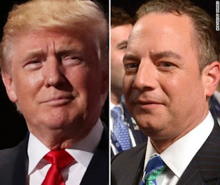 President-elect Donald Trump and Reince Preibus, Trump’s choice to be his Chief of Staff