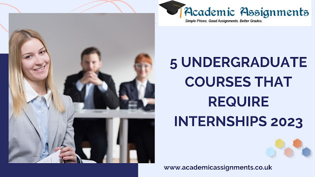Internships are essential hence thses are 5 subjects that require internship for better career