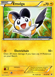 Emolga Pokemon Card Noble Victories Set