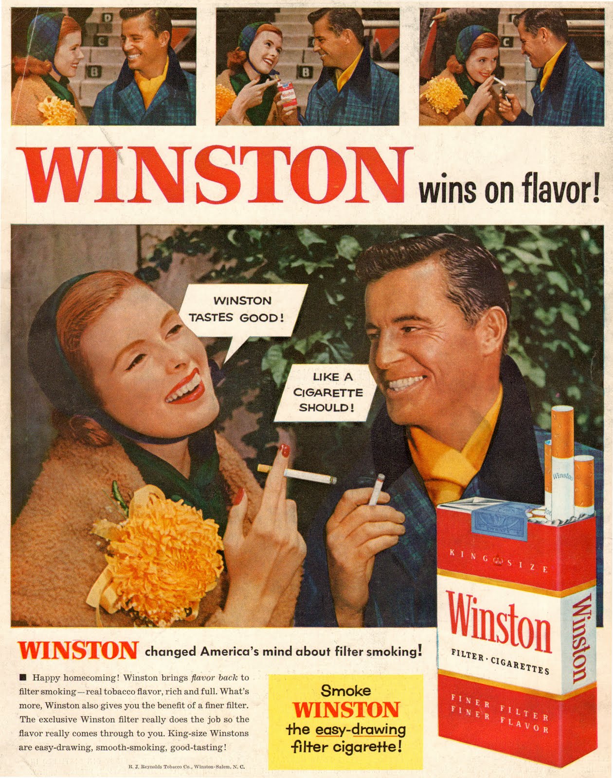 VINTAGE CIGARETTE AD