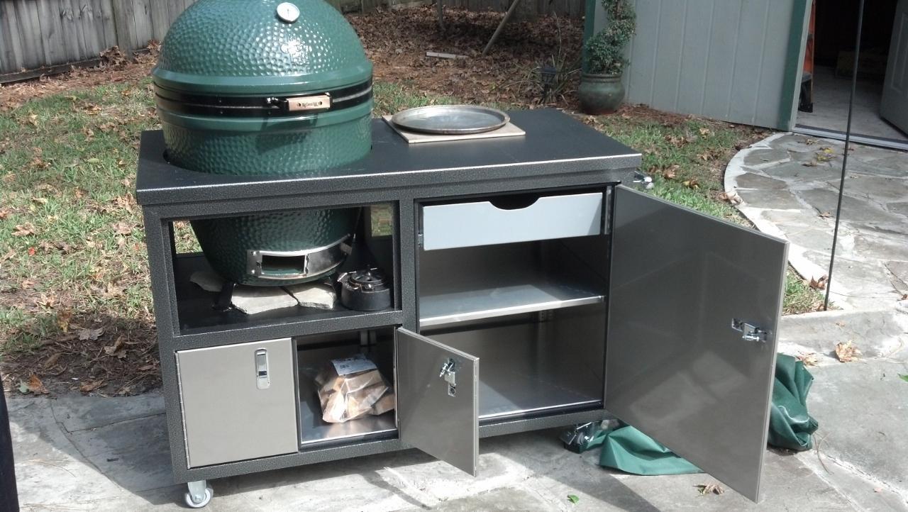 big green egg table plans large