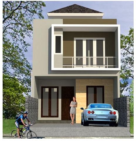 Contoh rumah minimalis type 36 2 lantai