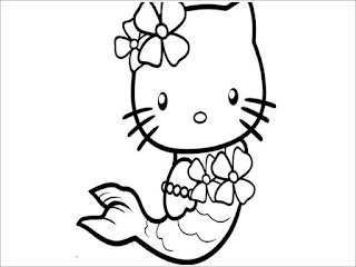 Desenhos do Hello Kitty para Colorir