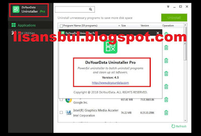 DoYourData Uninstaller Pro 4.5 key, serial, license key, activation key, lizenzschlüssel