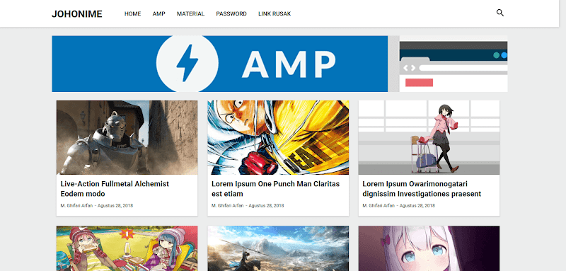 Purple AMP Redesign v3 - Responsive Blogger Template