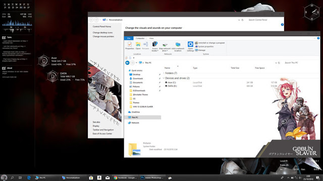 Windows 10 Ver. 1803 Theme Goblin Slayer by Bashkara