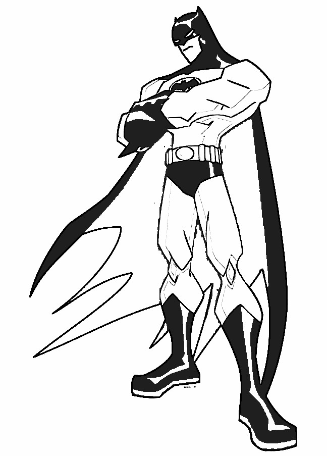 Batman Coloring Pages For Kids Printable