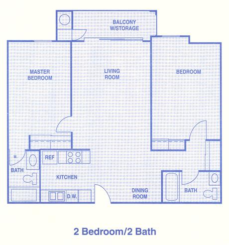 2 Bedroom Apartment Design Plans