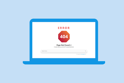 Cara Membuat Halaman Error 404 + Kolom Search