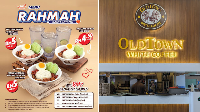 Cuba Menu Rahmah OldTown White Coffee Dengan Harga RM5.00 Sahaja