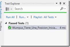Test Aprobado, Verde