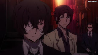 文スト 2期1話 太宰治 Dazai 織田作 Odasaku | 文豪ストレイドッグス アニメ 黒の時代 Bungo Stray Dogs Episode 13