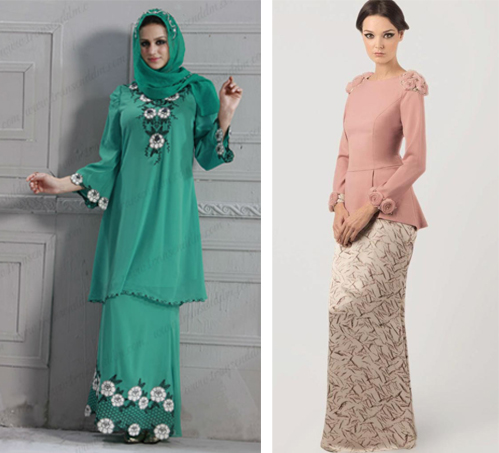 13 Contoh Desain Gambar Model Baju  Kurung  Modern Modis 2019