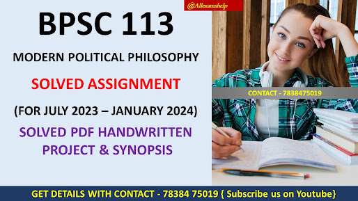 Bpsc 113 solved assignment 2023 24 pdf; Bpsc 113 solved assignment 2023 24 ignou