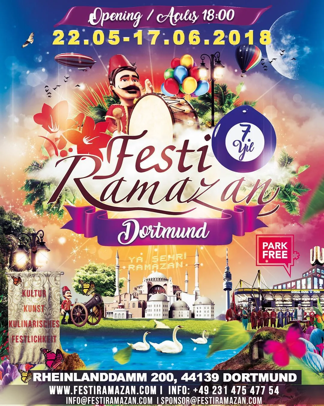 Festi Ramazan Almanya Avrupa Dortmund Deutschland