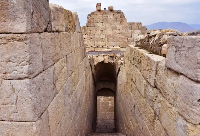 The stone made Temple of Anahita in Bishapur city. 