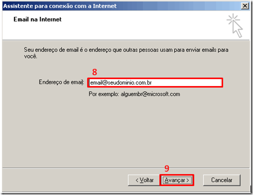 Configurar conta de e-mail no Outlook Express