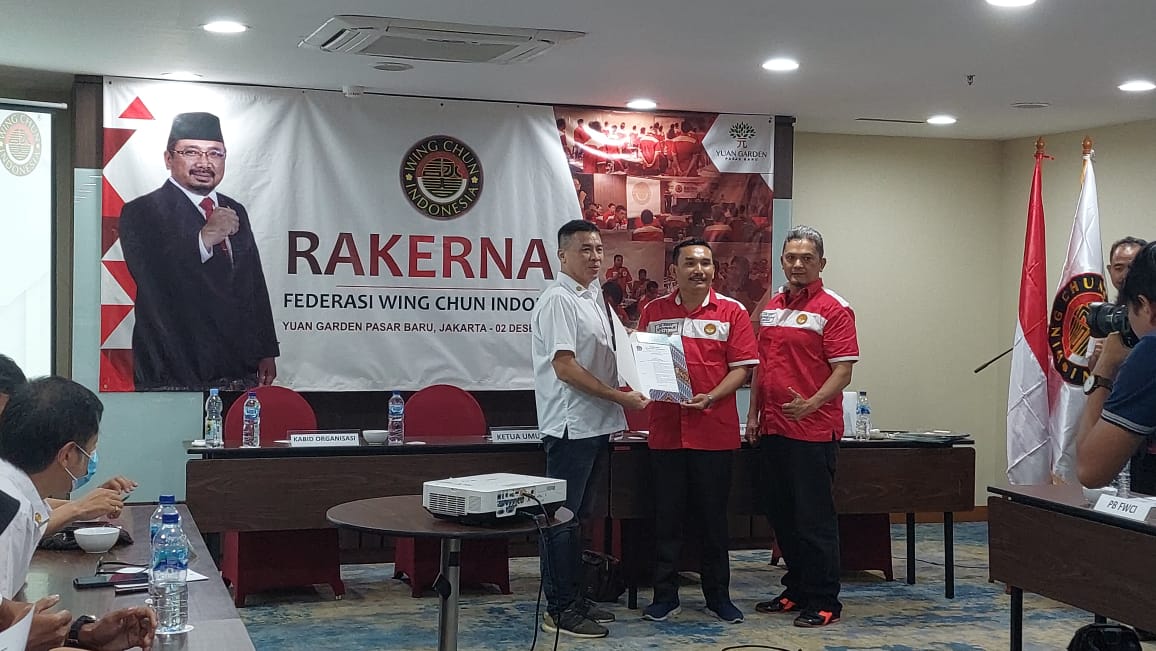 Sumut Ikuti Rakernas Federasi Wing Chun Indonesia, Yeyen Sitohang dan Heru Sitepu Kembali Dilantik