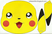 Mascára Pikachu Pokémon Club Número #33