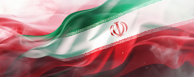 abstract-wavy iran flage