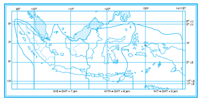 astronomical location of Indonesia