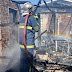 Incêndio destrói casa no Núcleo da Fraternidade em Apucarana