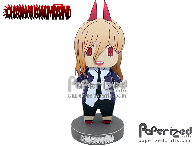 Chainsaw Man Papercraft Chibi by Ver. Hi. - paper hOles
