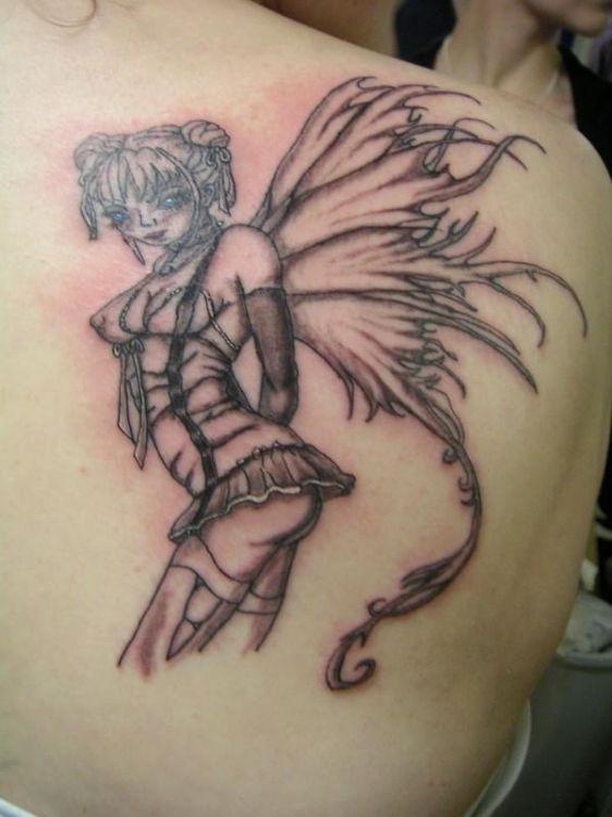 cute fairy tattoos designs for girls