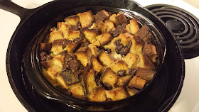 the finished product - bread pudding