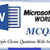ms-word objective questions with answers