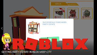Roblox Meep City Gameplay Getting Party Estate Buy For - 