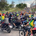 Grupo faz passeio de moto em apoio ao presidente Bolsonaro, em Manaus