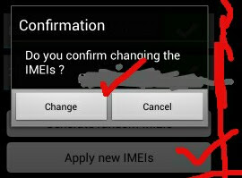 how to change tecno W3 imei