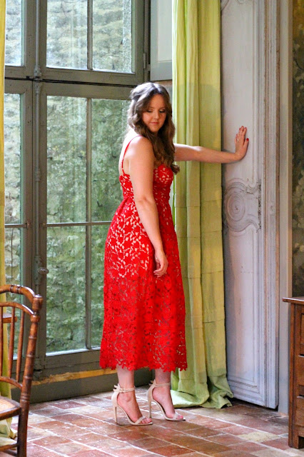 Red Azaelea dress