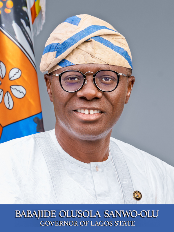 Lagos Governor, Sanwo-Olu Unveils Official Portrait For Second Term.