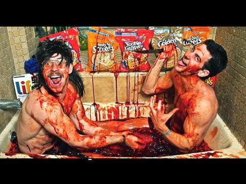 Wolf tits Buff Nerds Blood and Gore bathing tub