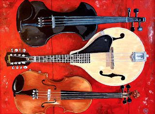 Musical instruments by Boulder artist Tom Roderick