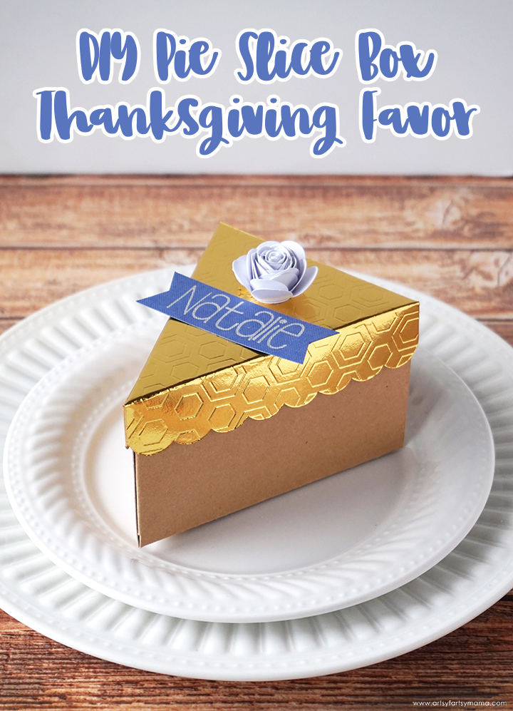 Pie Slice Box Thanksgiving Favors