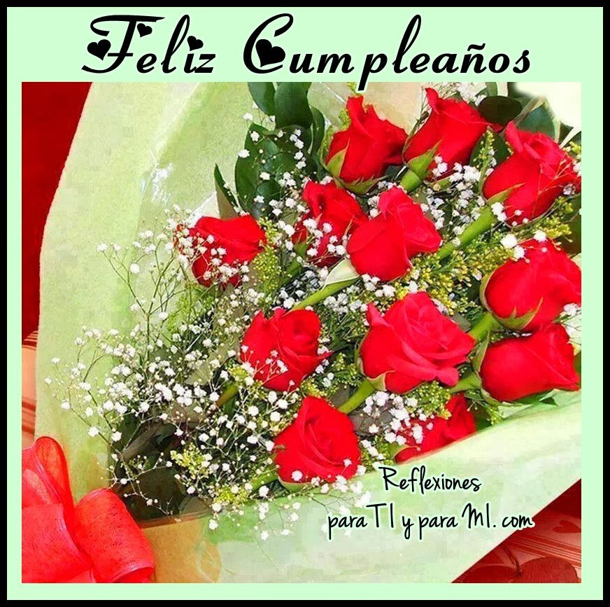 173 Postales musicales de cumpleaños con rosas rojas  - Imagenes De Rosas Para Cumpleaños