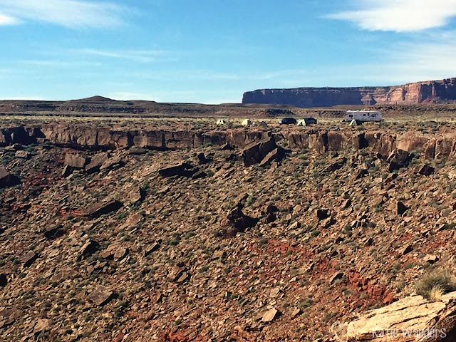 rim at  goosenecks state park