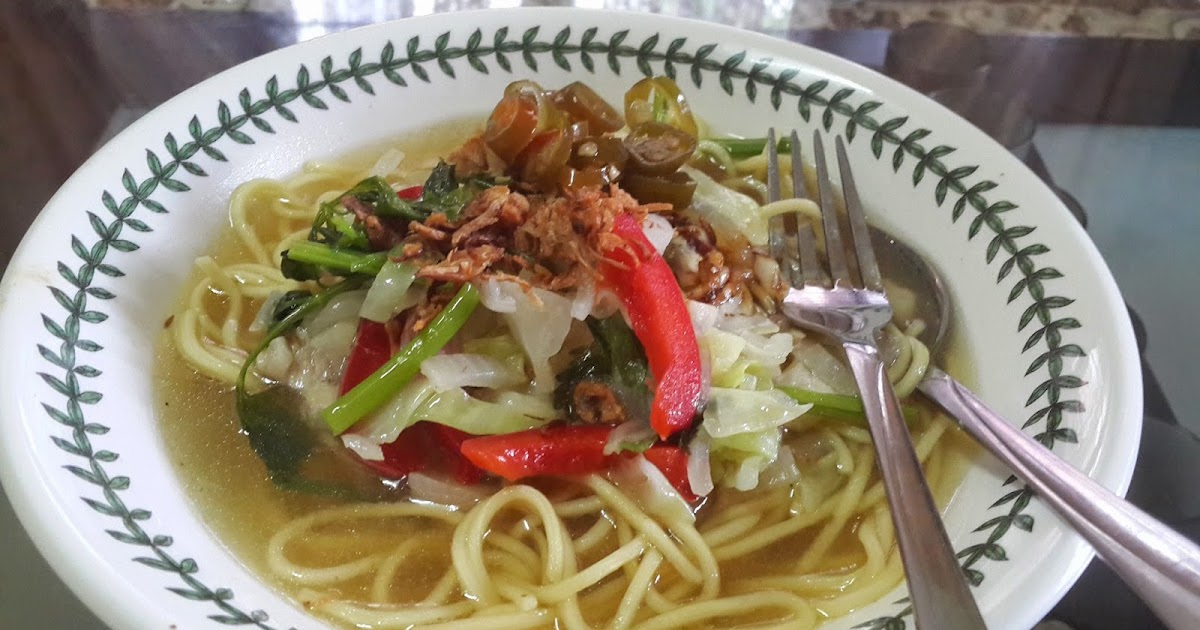 Resepi Masakan Kegemaran: Mee Sup Resepi Azie Kitchen