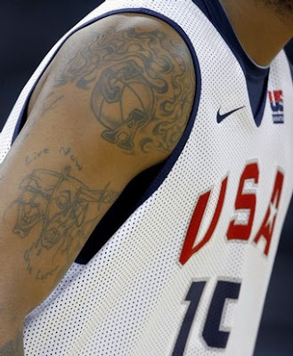 Carmelo Anthony Tattoos